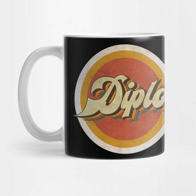 circle vintage Diplo by KewanAlasStore